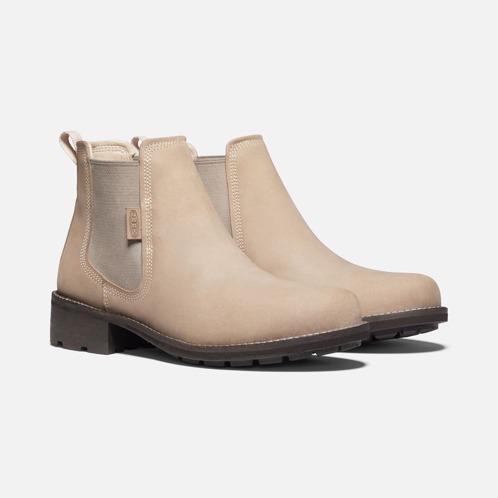 Botas Chelsea Keen Mexico Beige - Mujer Oregon City - QM9721850